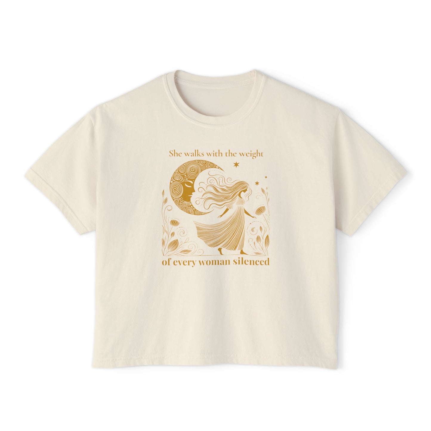 The Silenced Weight Signature Boxy Art Tee | Mystic Den