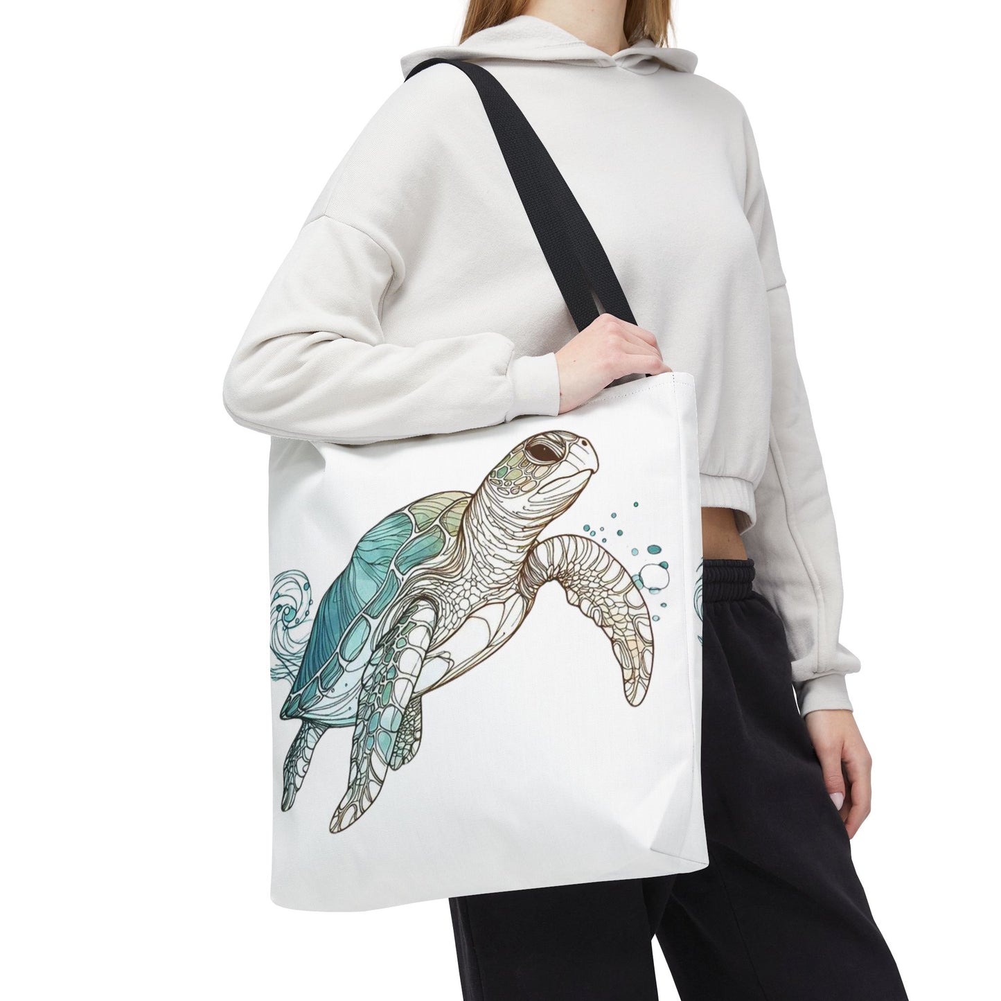 Sea Turtle Wisdom Tote | Coastal Zen Edition