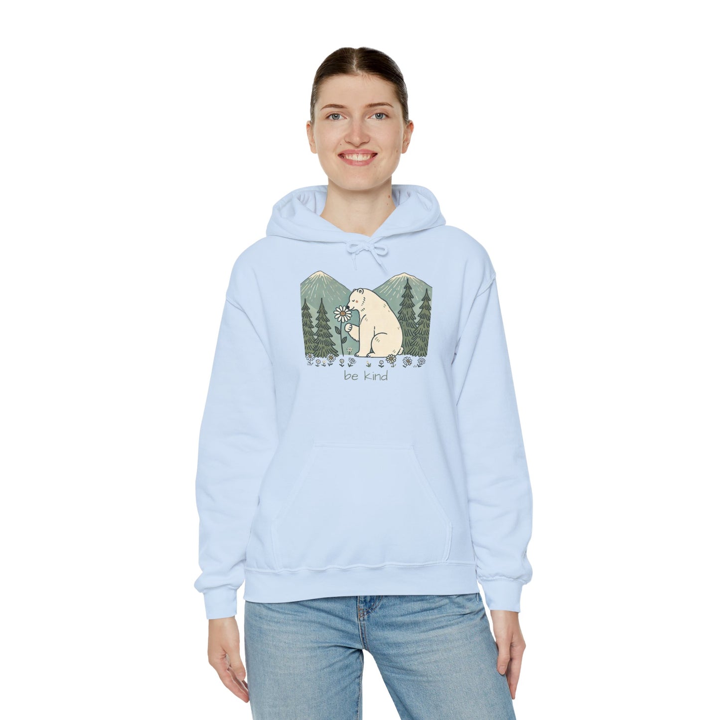 Be Kind Polar Bear Hoodie