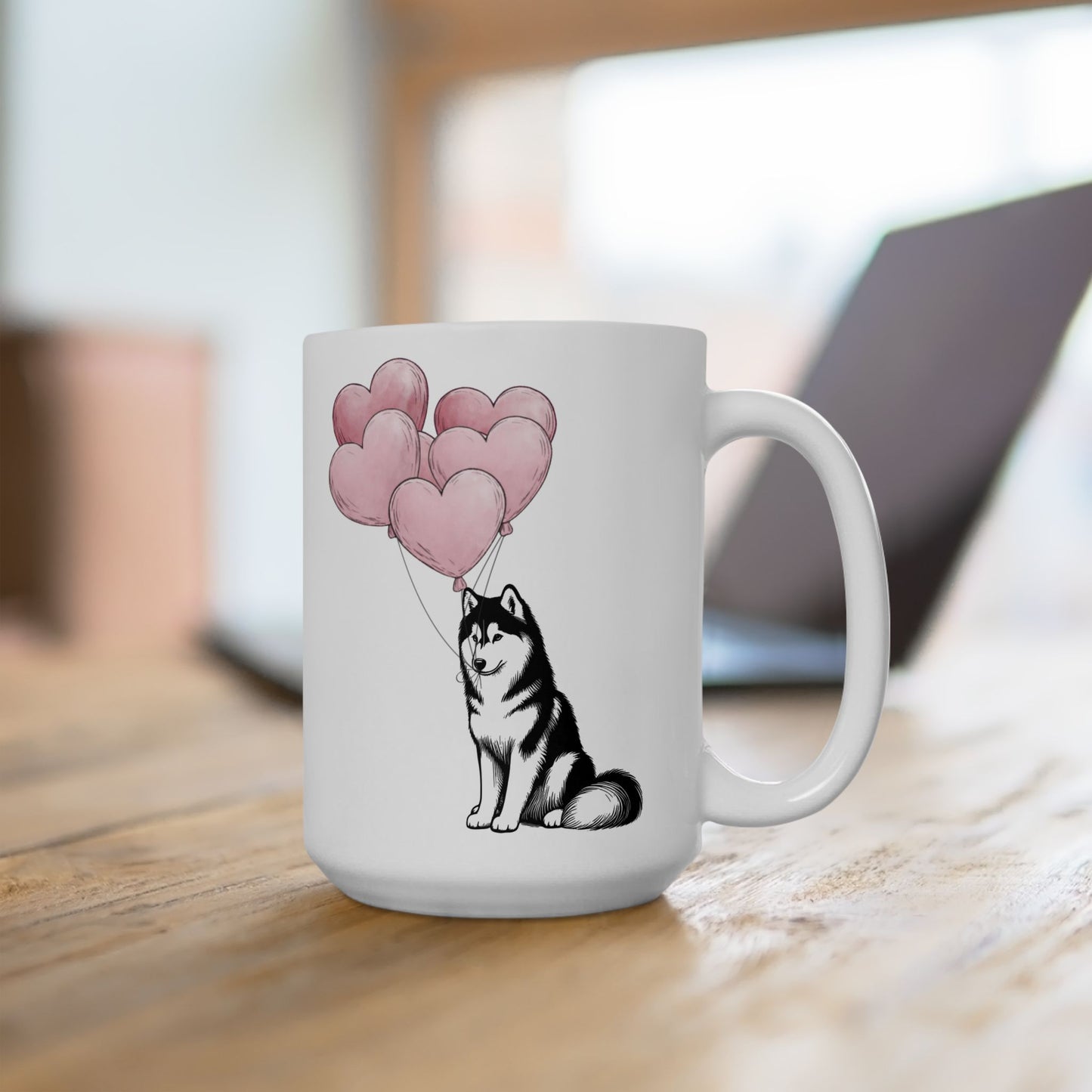 The Spirited Heart Husky Art Mug | 15oz