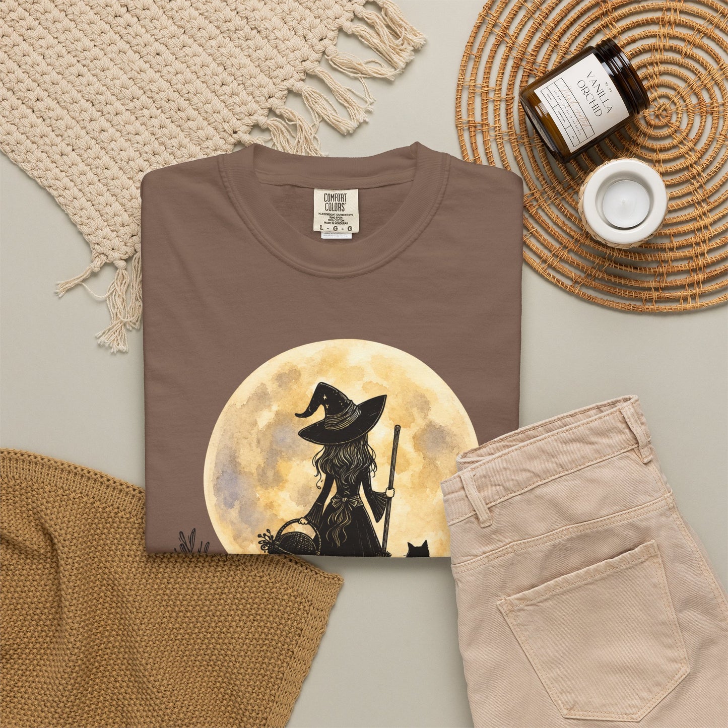 It's a Wear the Hat Kind of Day | Comfort Colors® Witch Graphic T-Shirt