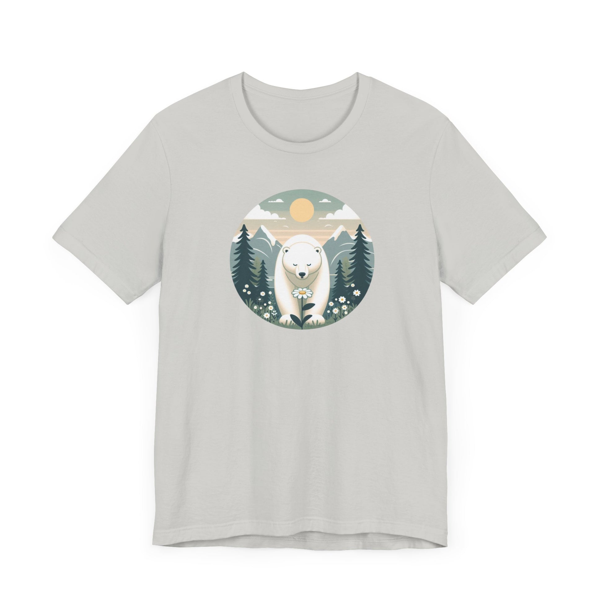 Polar Bear Tee - Cozy Nature-Inspired T-Shirt for Animal Lovers.
