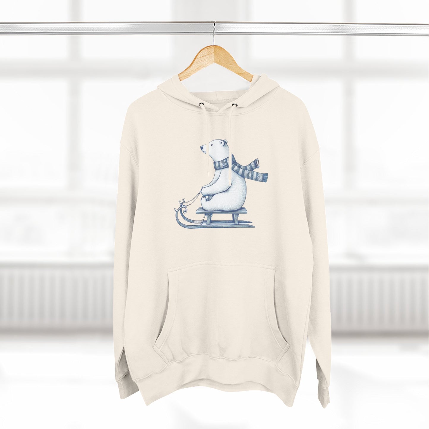 Polar Bear Sledding Hoodie