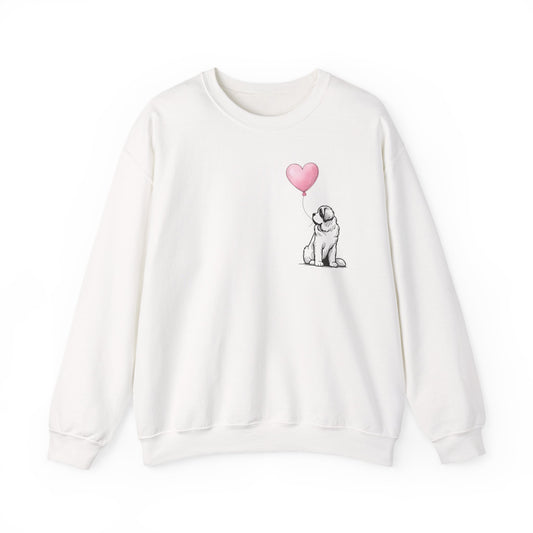 The Heartfelt Herald Saint Bernard Art Sweatshirt | Storybook Den