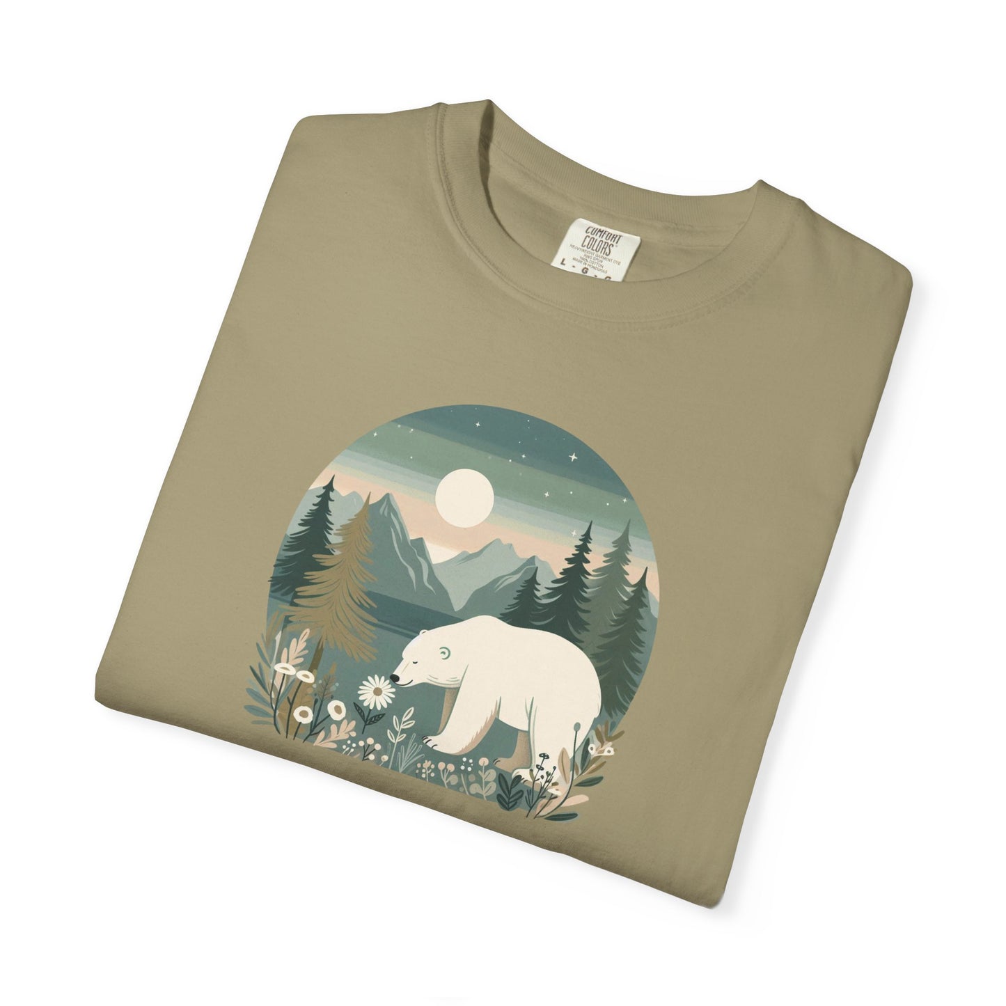 Polar Bear Wilderness Comfort Colors Tee