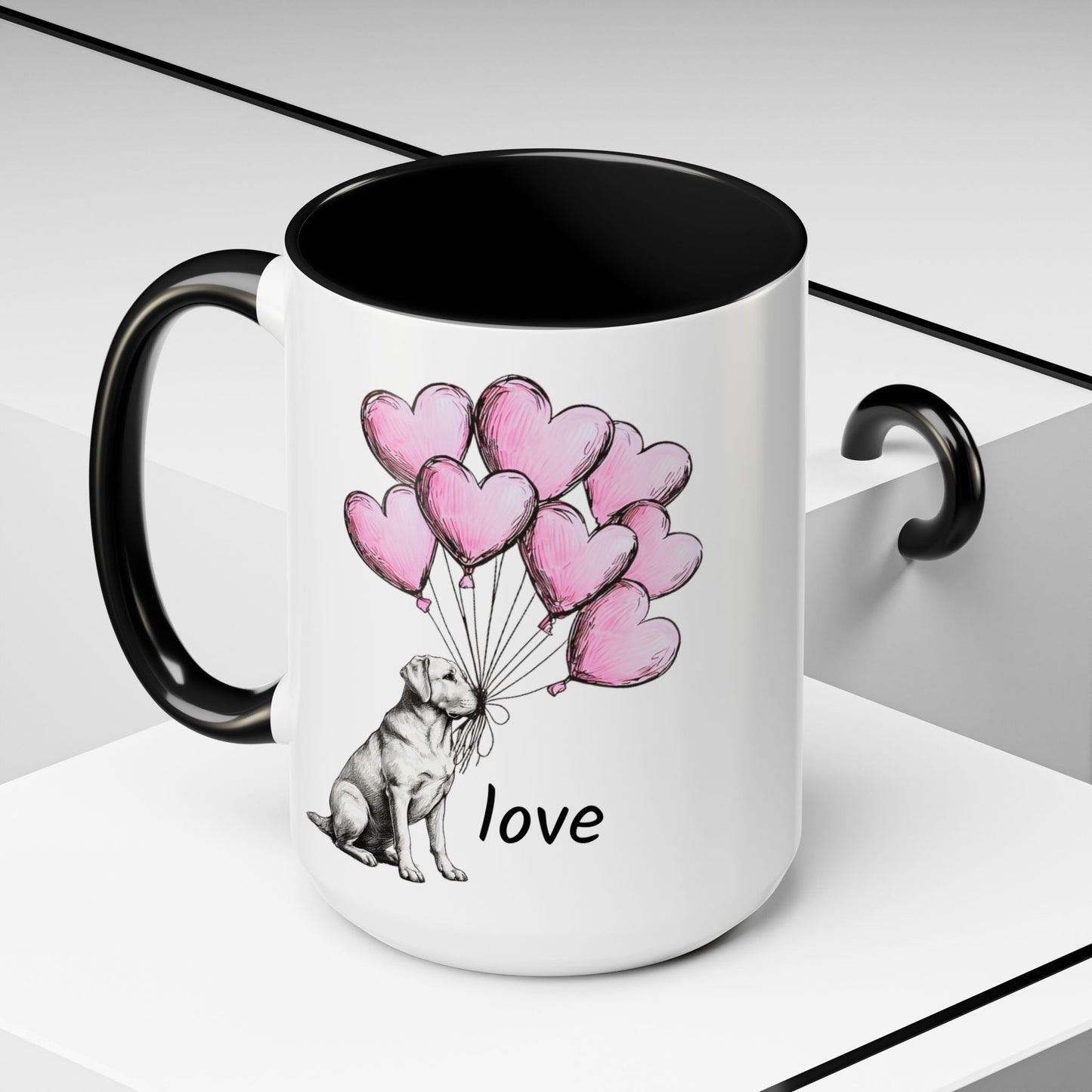 Labrador Love Balloon Mug