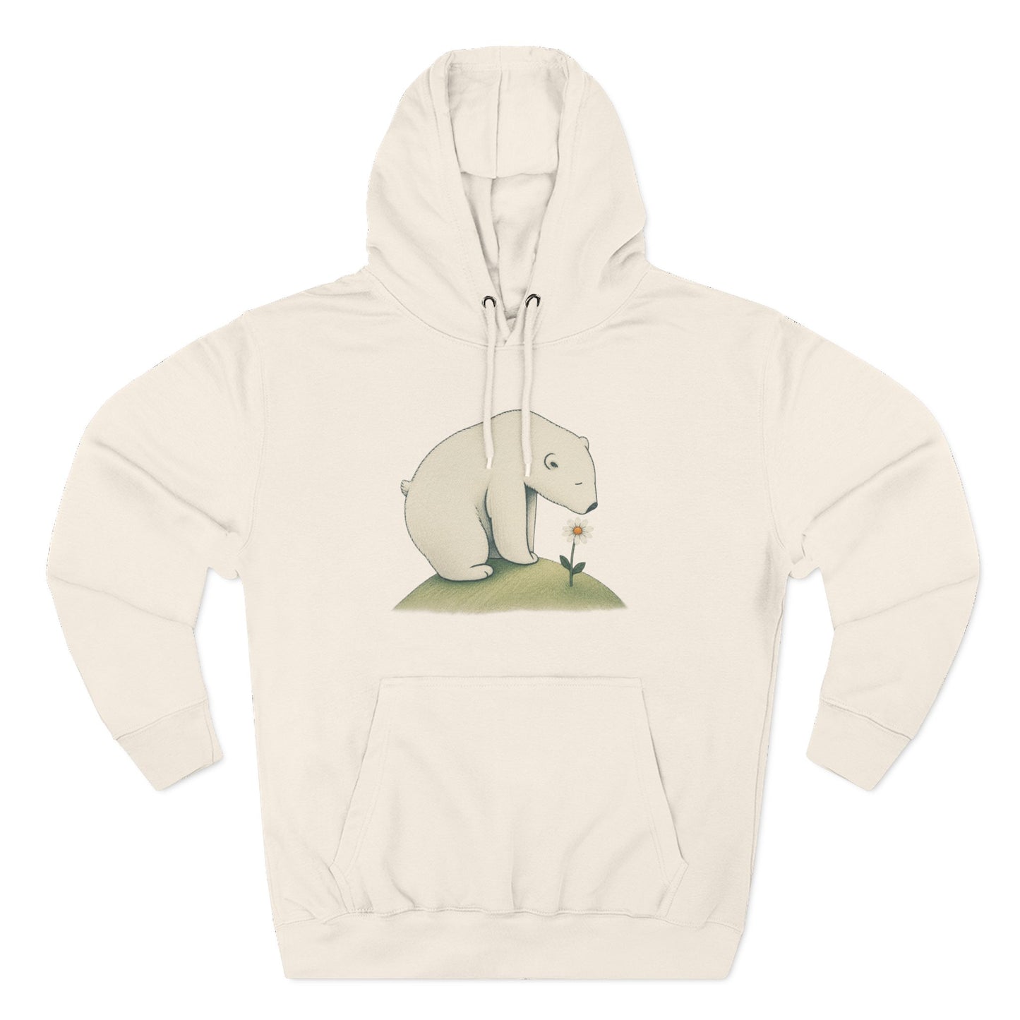 Daisy Day Polar Bear Hoodie