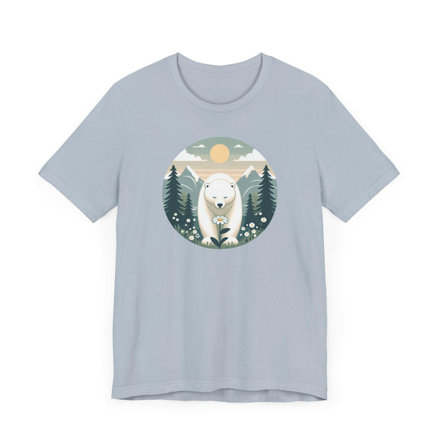 Polar Bear Tee - Cozy Nature-Inspired T-Shirt for Animal Lovers