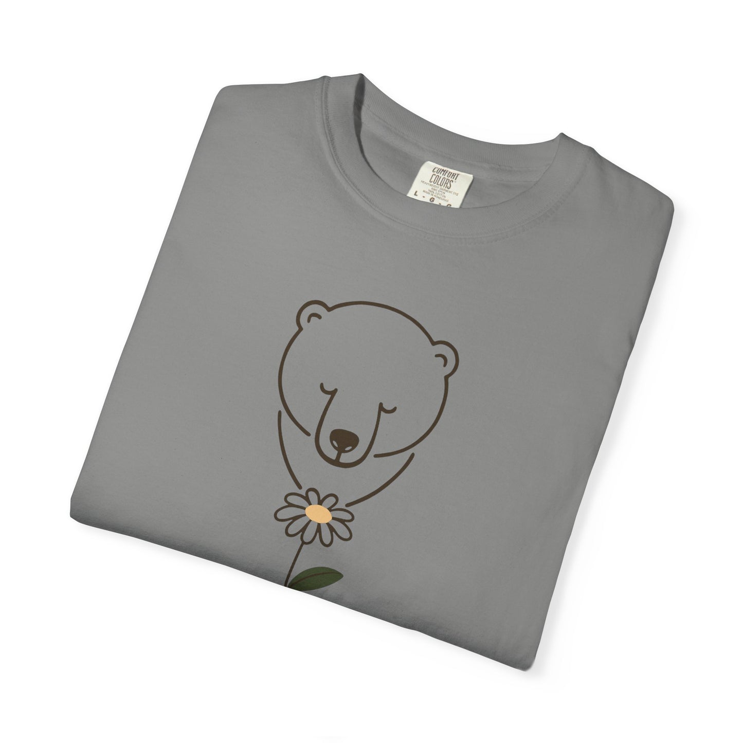 Polar Bear Daisy Comfort Colors Tee