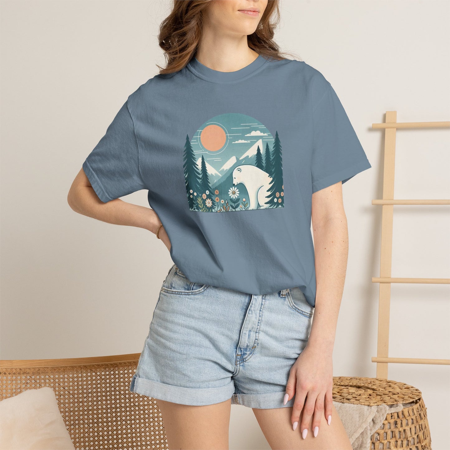 Arctic Bloom Comfort Colors Tee