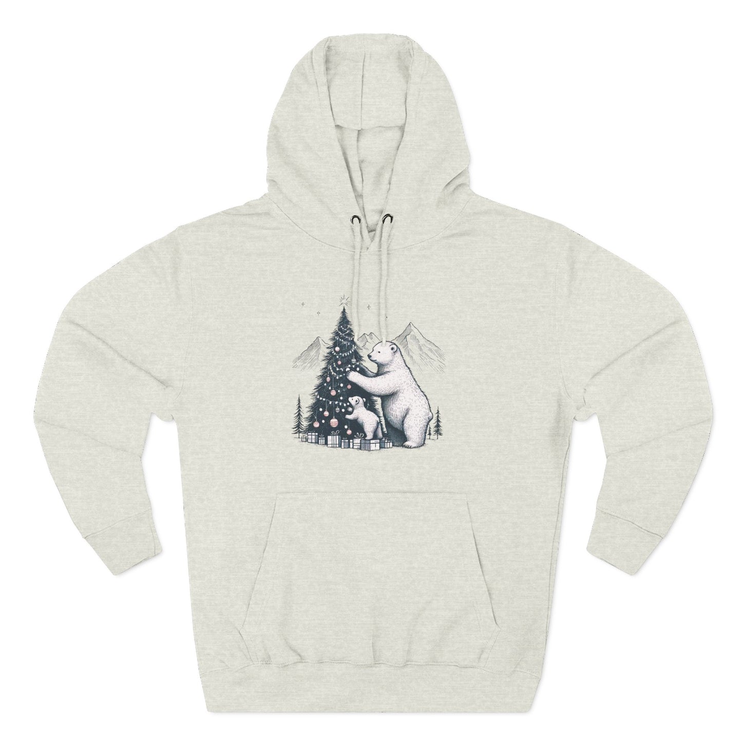 Polar Bear & Cub Holiday Hoodie