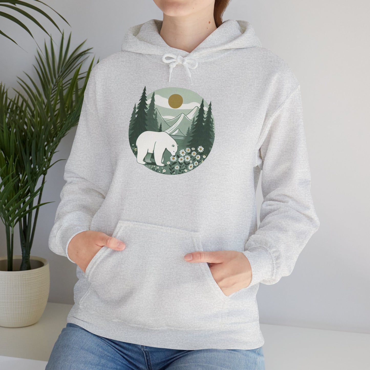 Polar Bear in the Pines Hoodie | Polar Den Edition