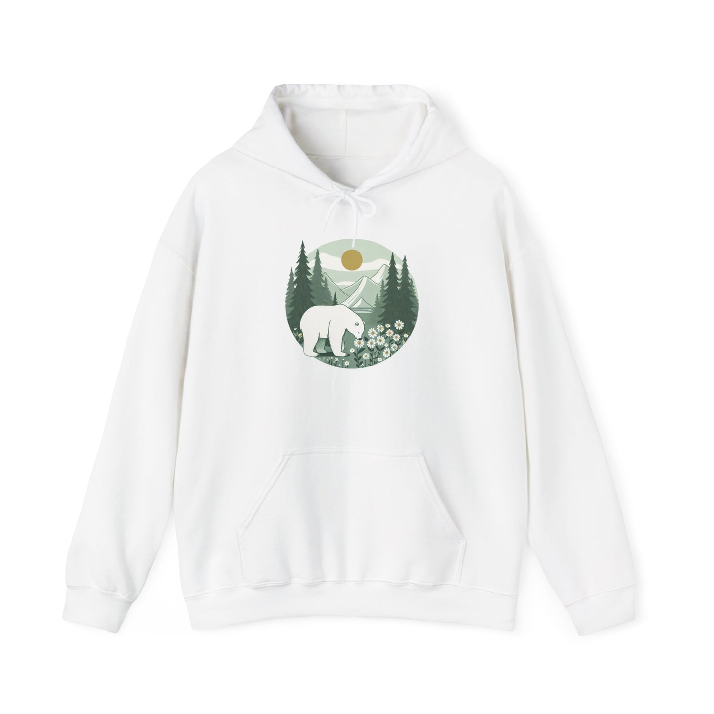 Polar Bear in the Pines Hoodie | Polar Den Edition