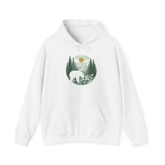 Polar Bear in the Pines Hoodie | Polar Den Edition