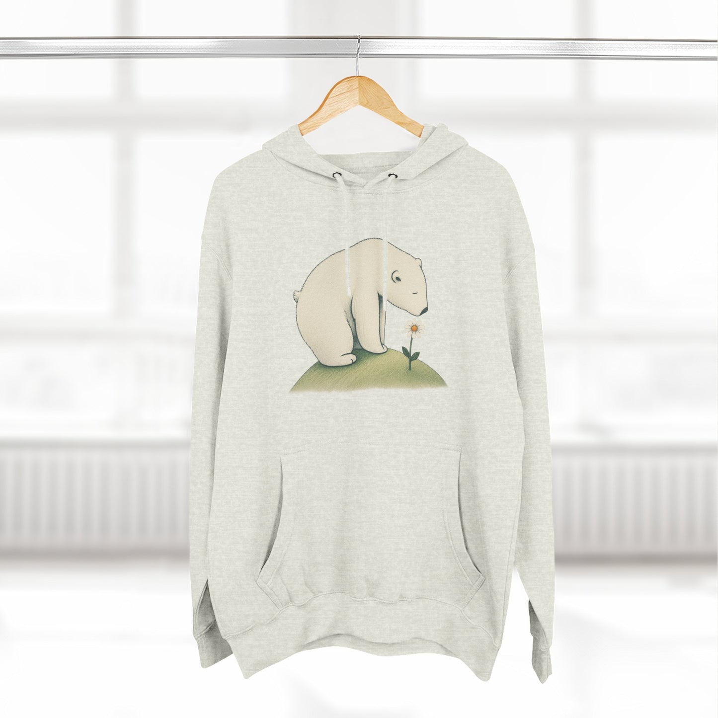 Daisy Day Polar Bear Hoodie