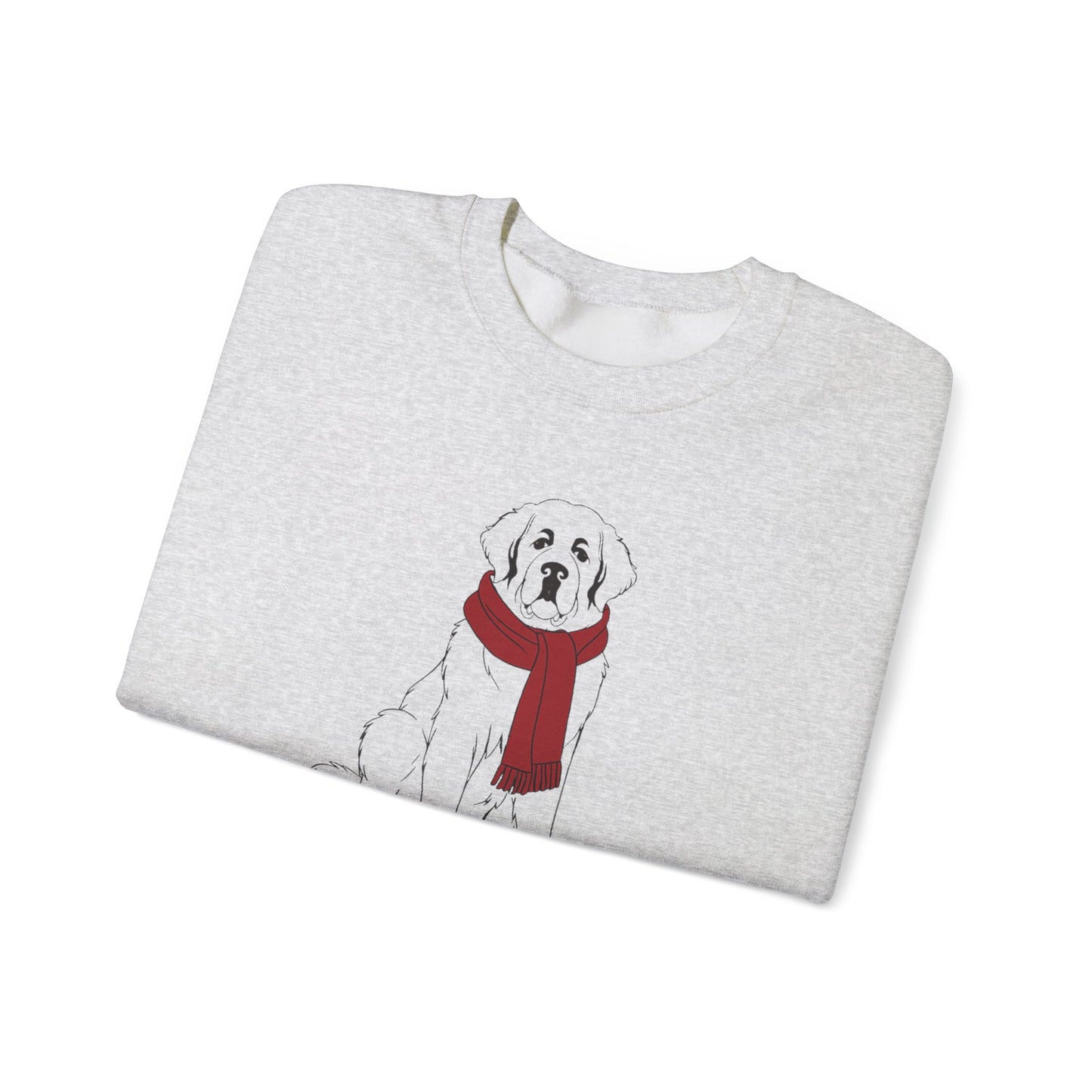 Saint Bernard Winter Scarf Sweatshirt