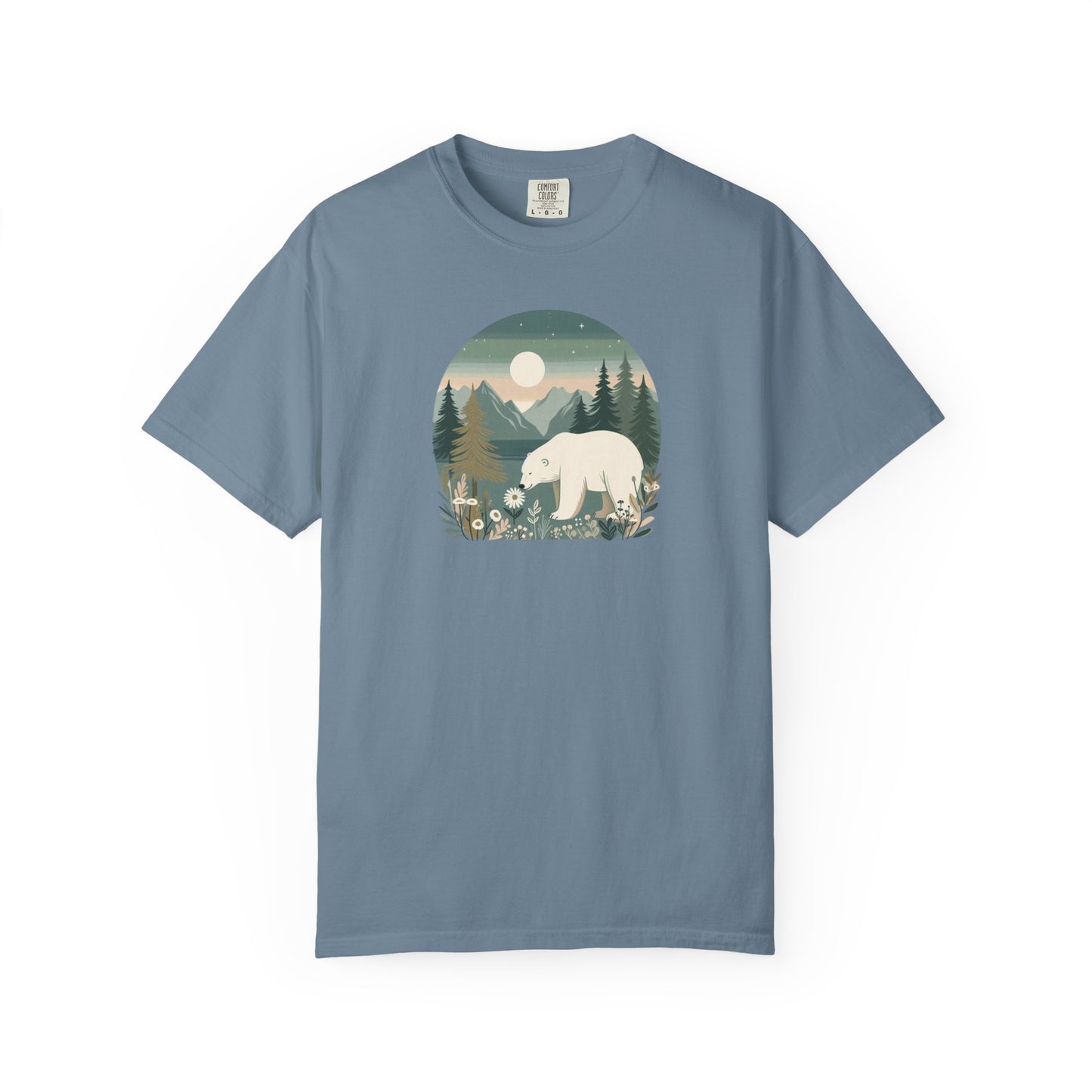 Polar Bear Wilderness Comfort Colors Tee