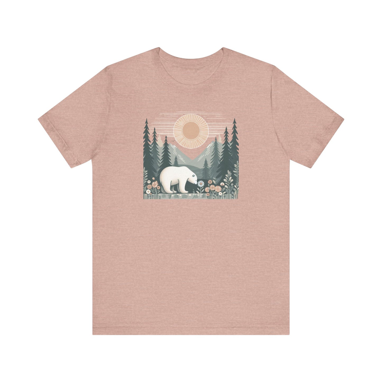 Polar Bear & Wildflower Mountain Shirt