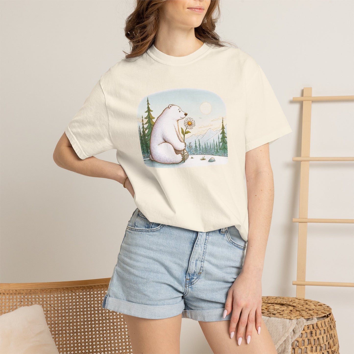 Polar Bear Mountain View Meadow Tee