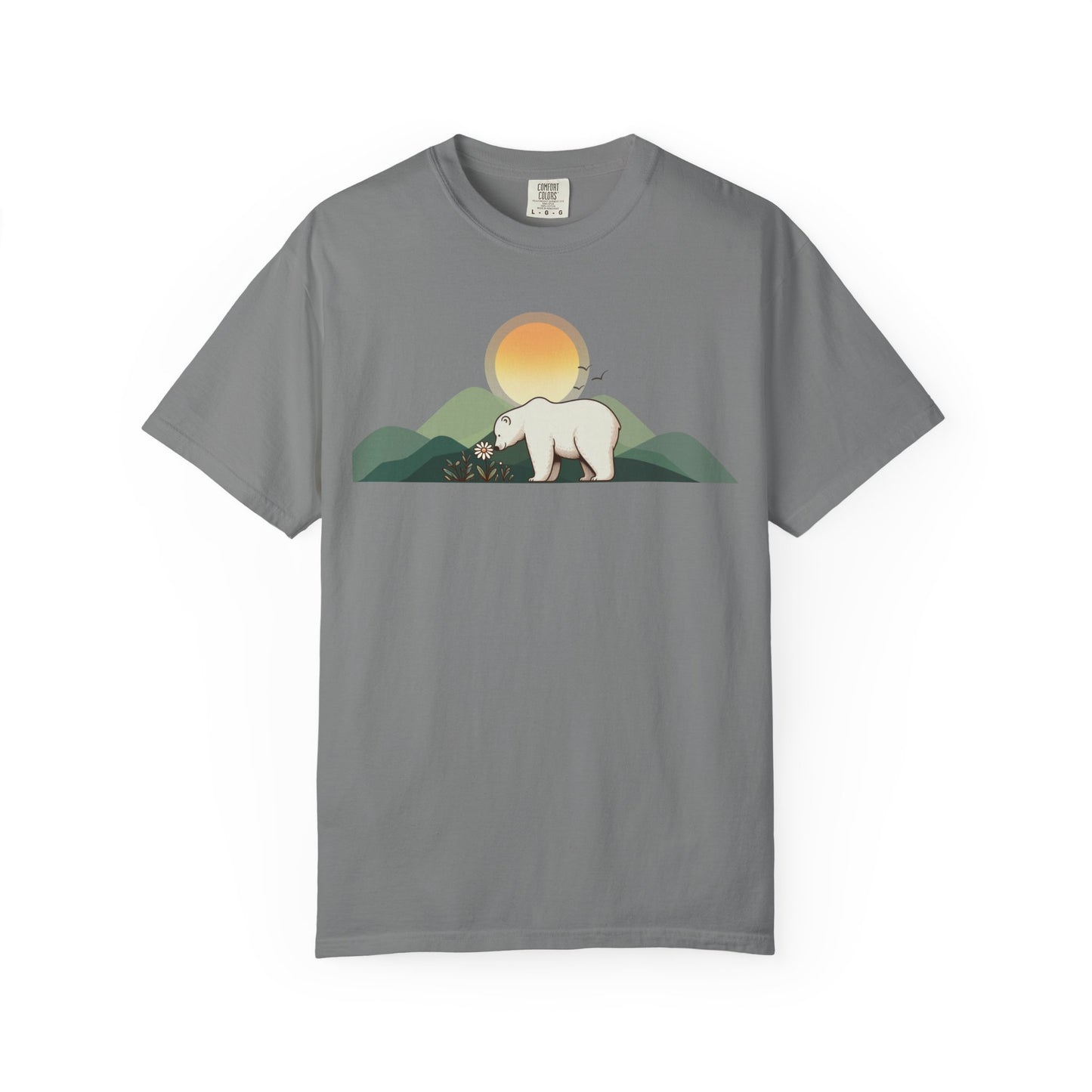 Polar Bear Sunrise T-Shirt — Wildflower Mountain Graphic