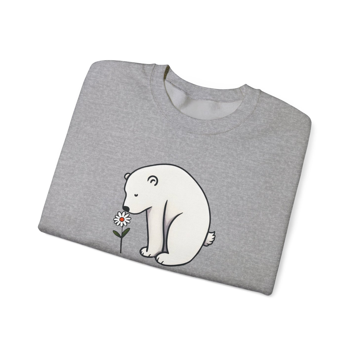 Polar Bear Daisy Sweatshirt | Polar Den Edition