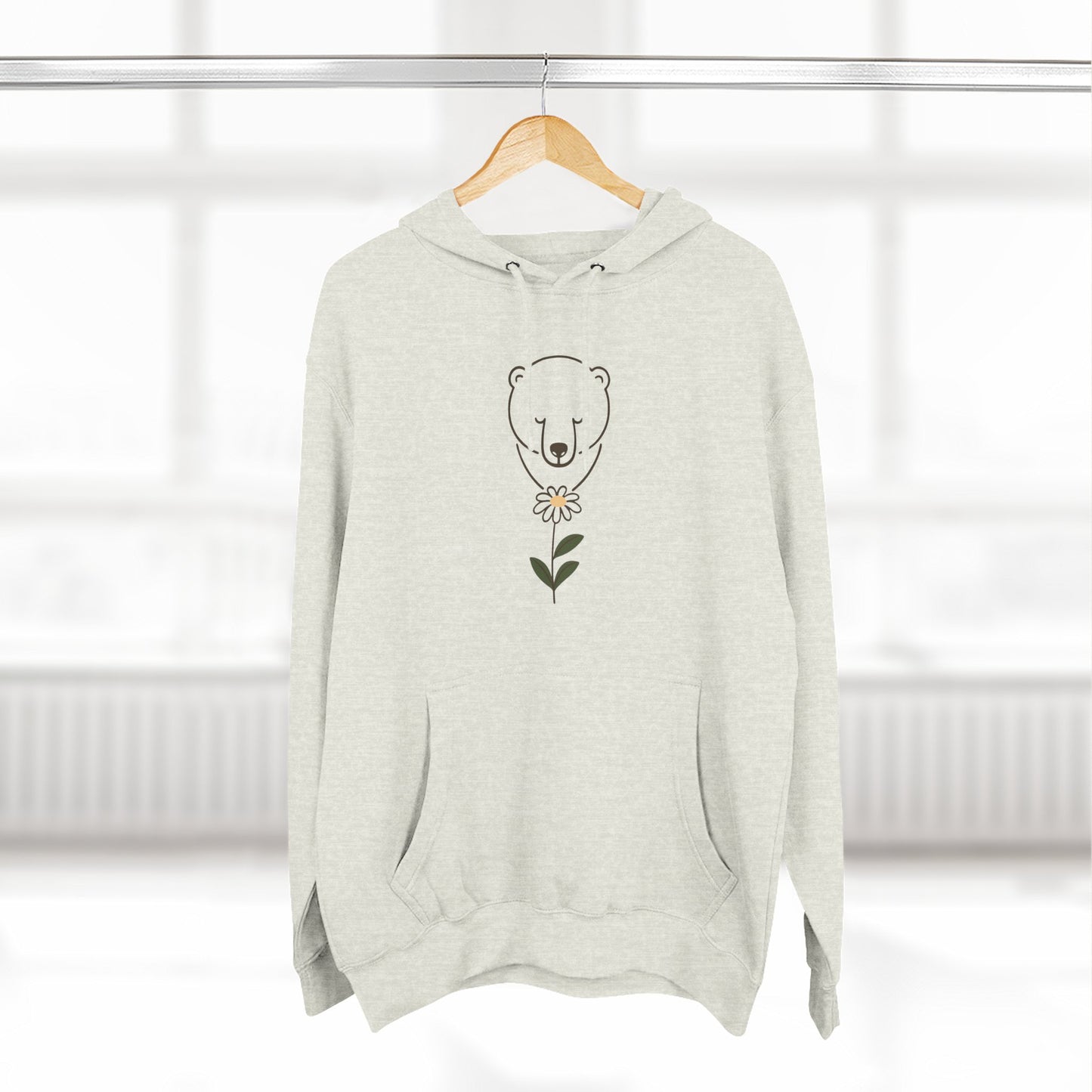 Polar Bear Daisy Hoodie