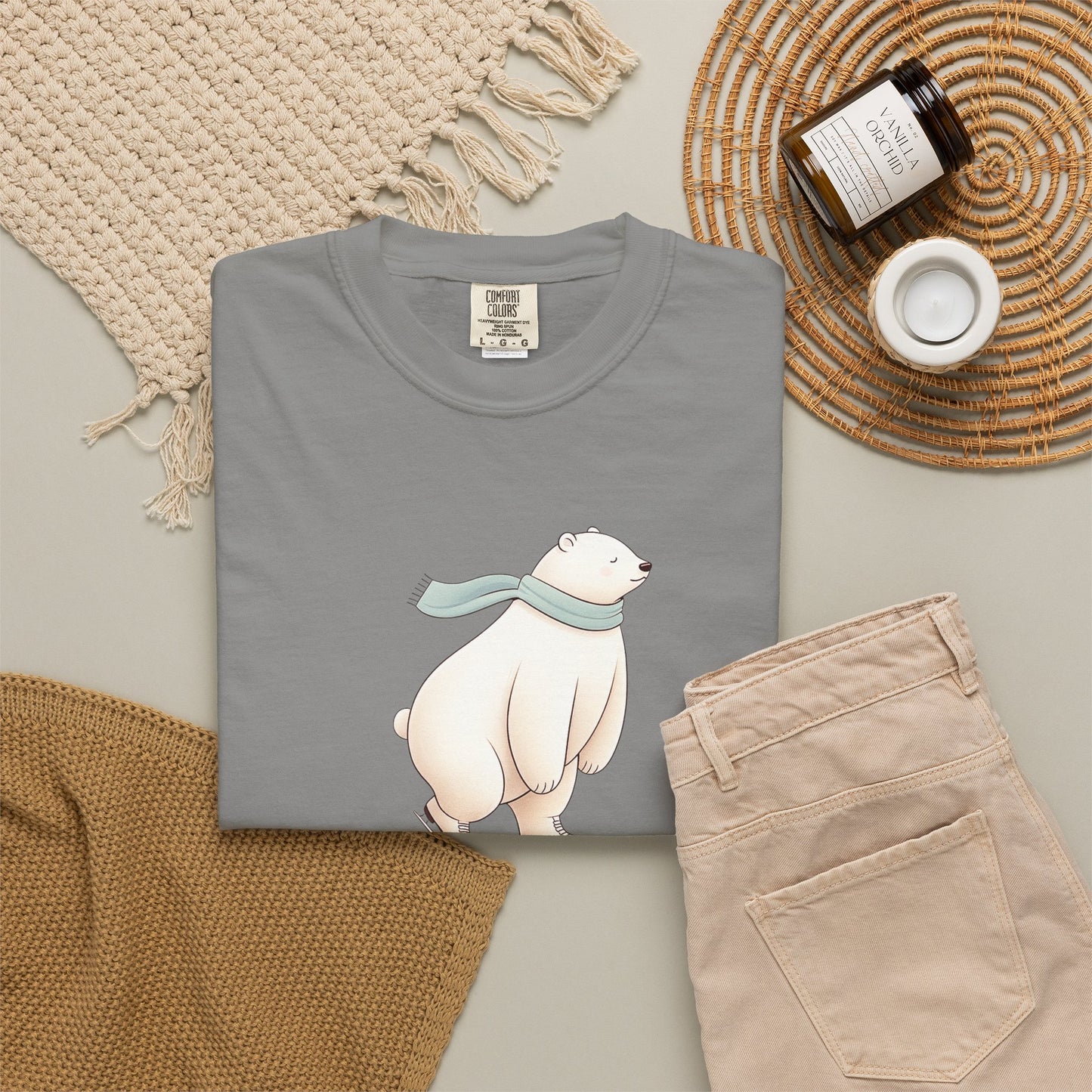 Skating Polar Bear Tee