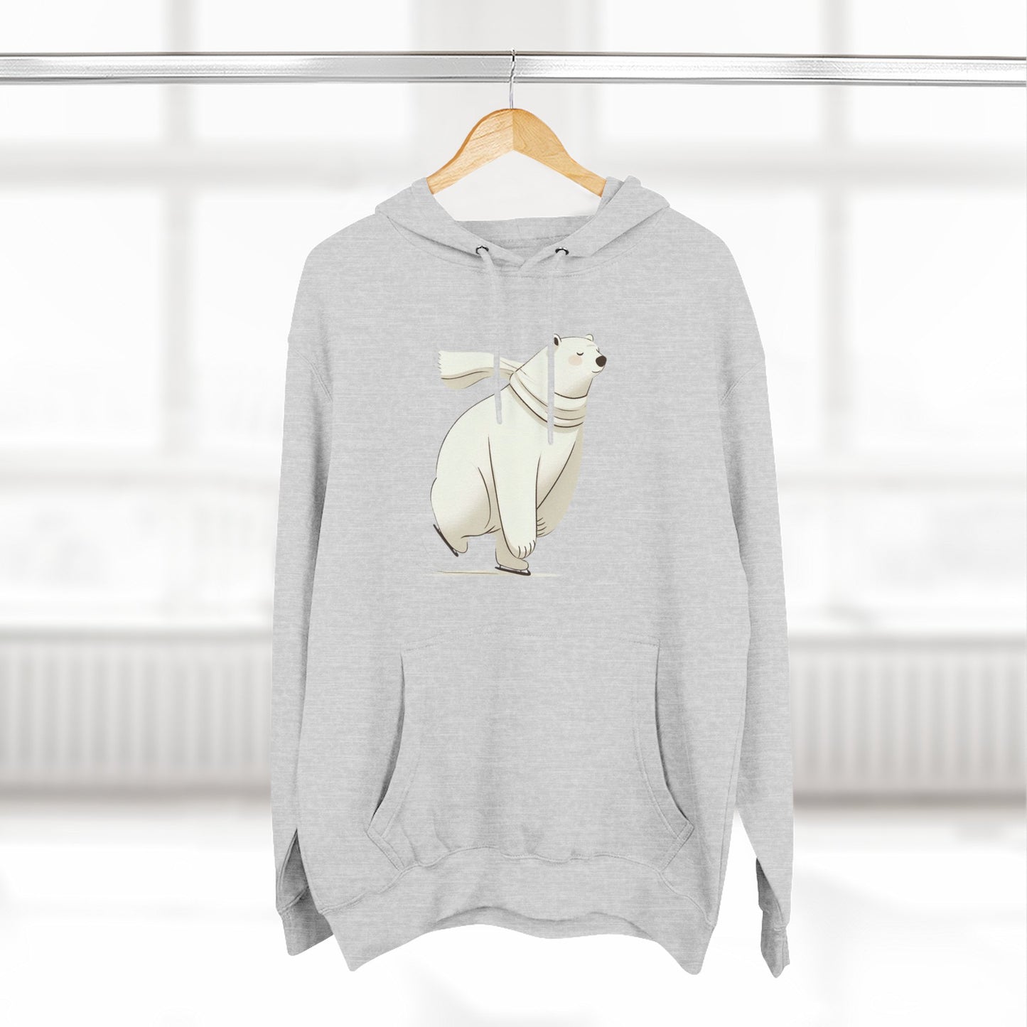 Polar Bear Skating Hoodie