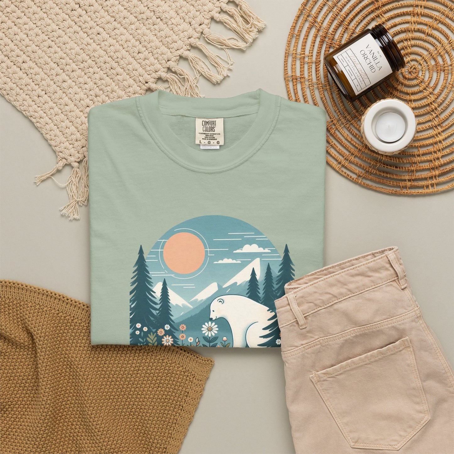 Arctic Bloom Comfort Colors Tee