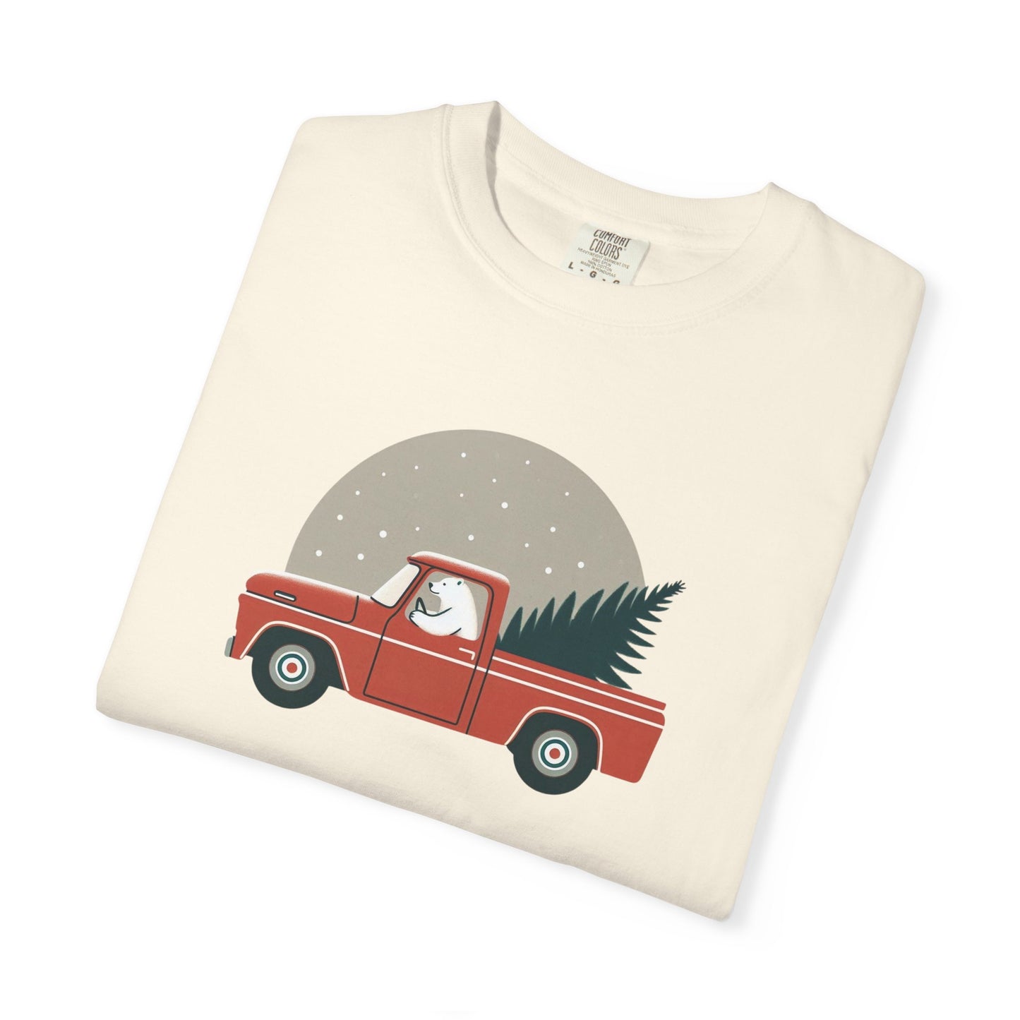 Vintage Polar Bear Christmas Truck Tee