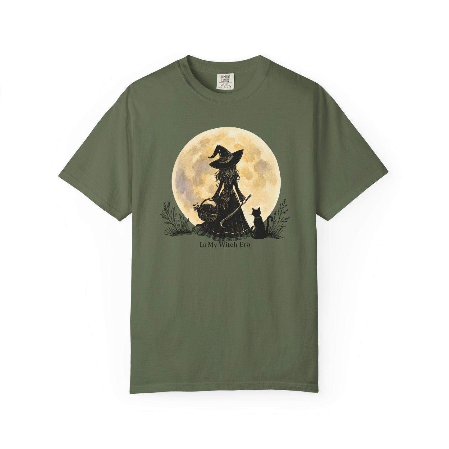 In My Witch Era Graphic Tee | Moon Witch Comfort Colors Shirt