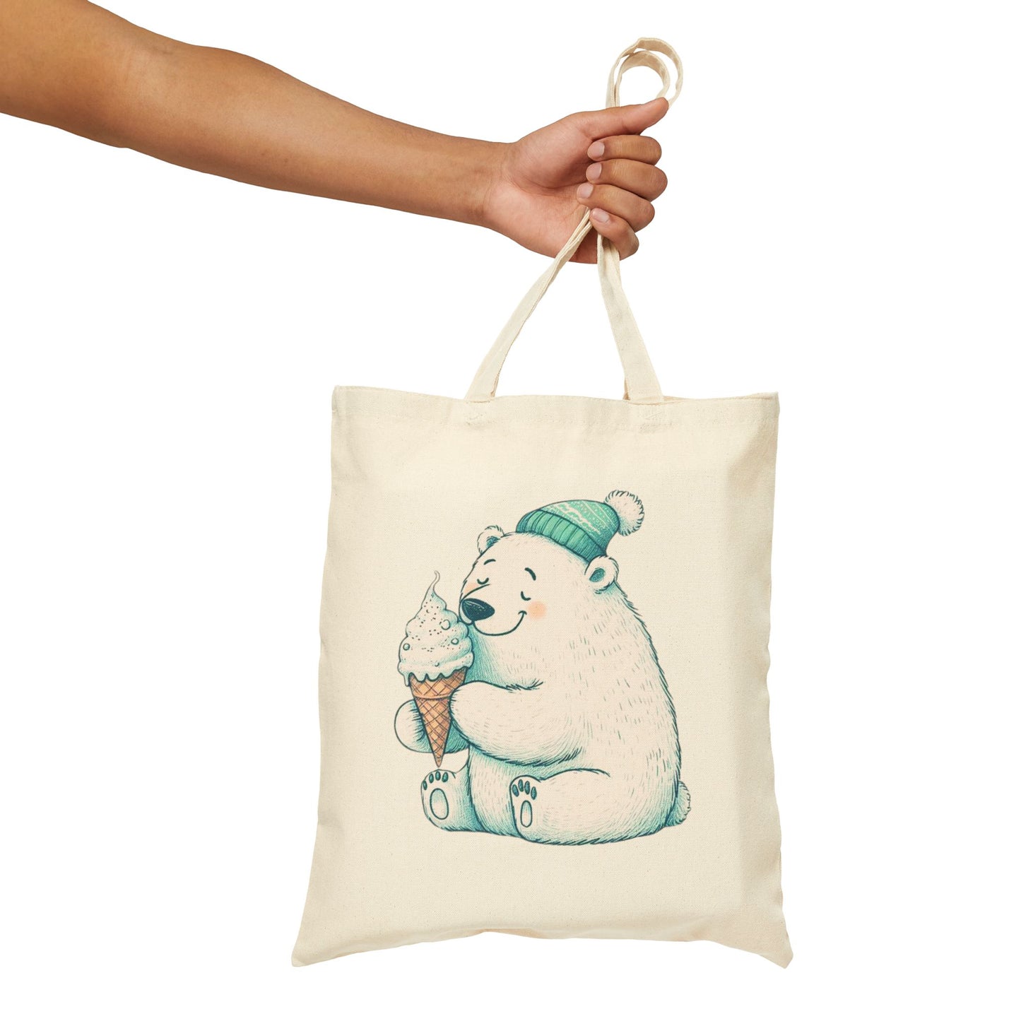Cozy Cone Polar Bear Tote Bag
