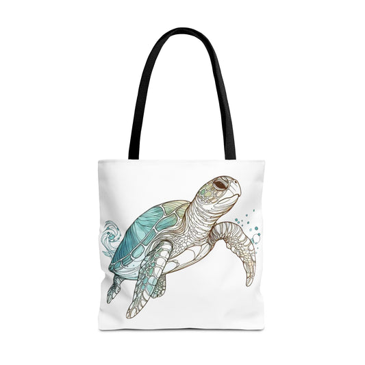 Sea Turtle Wisdom Tote | Coastal Zen Edition