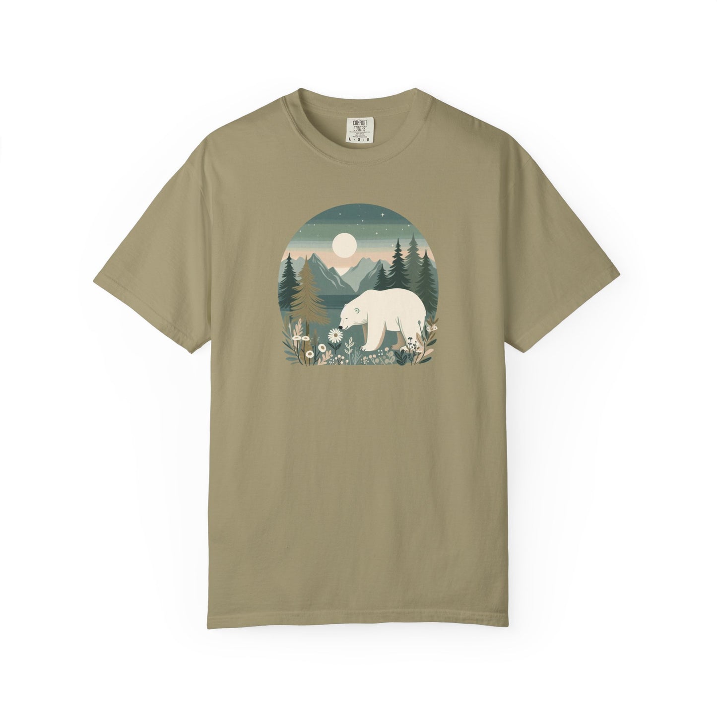 Moonlit Meadow Polar Bear Tee