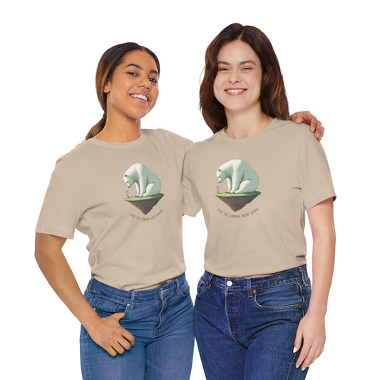 Even the Strong Need Saving – Polar Bear & Daisy T-Shirt