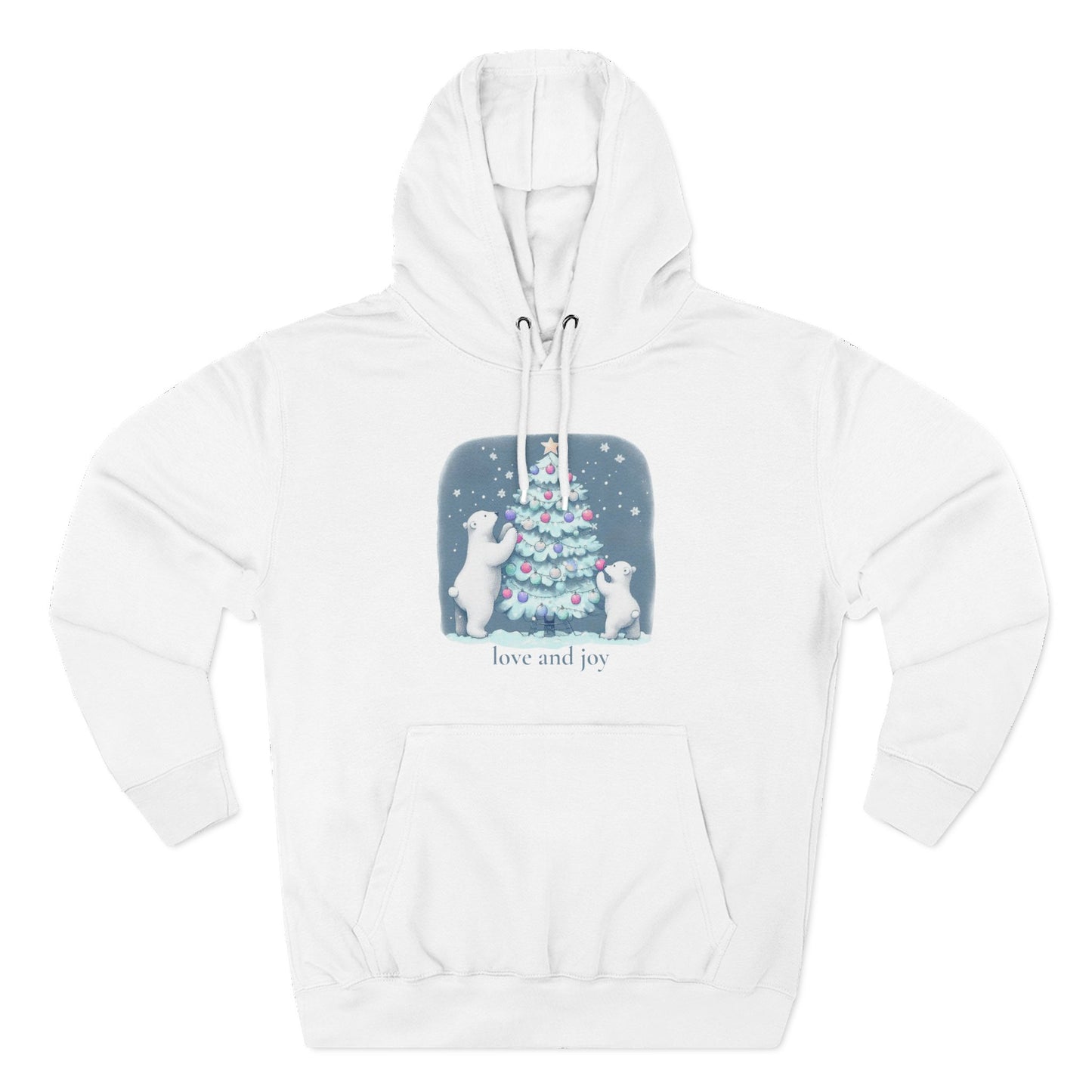 Love and Joy Polar Bears Hoodie