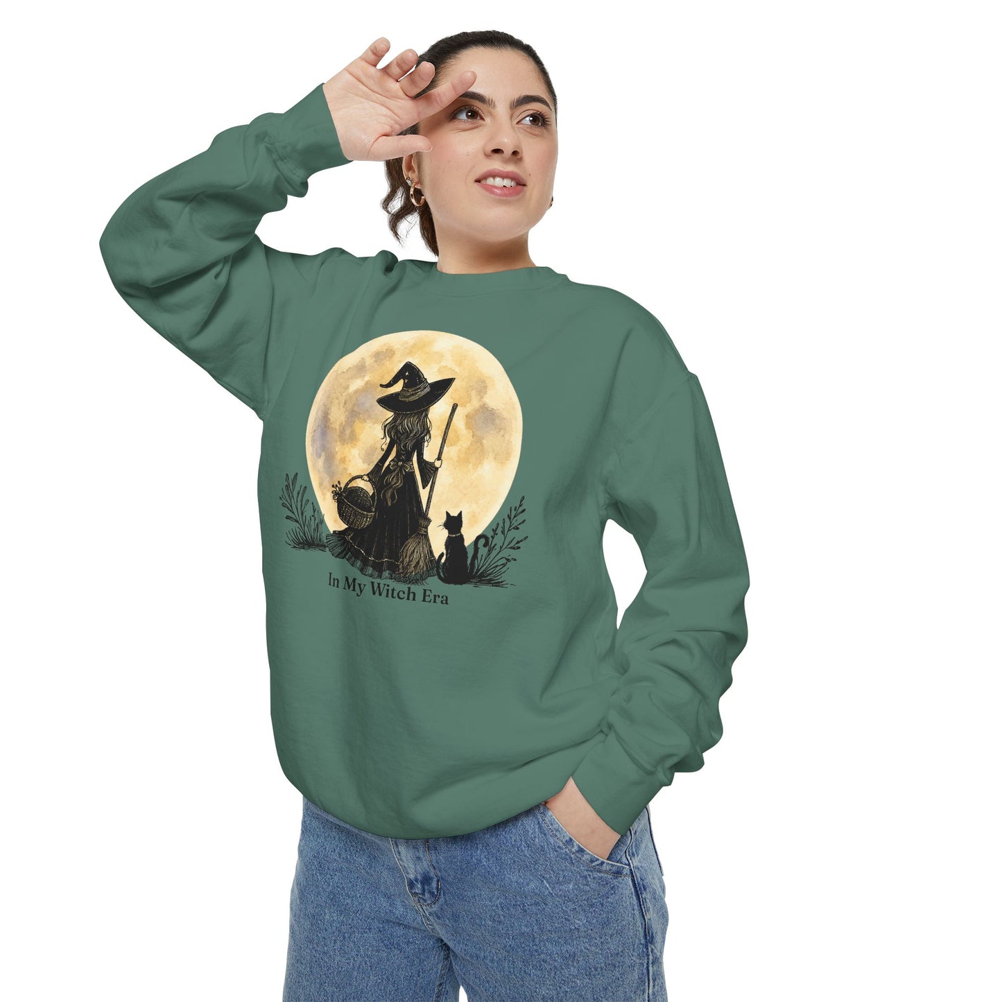 In My Witch Era | Cozy Witch Moon Crewneck Sweatshirt