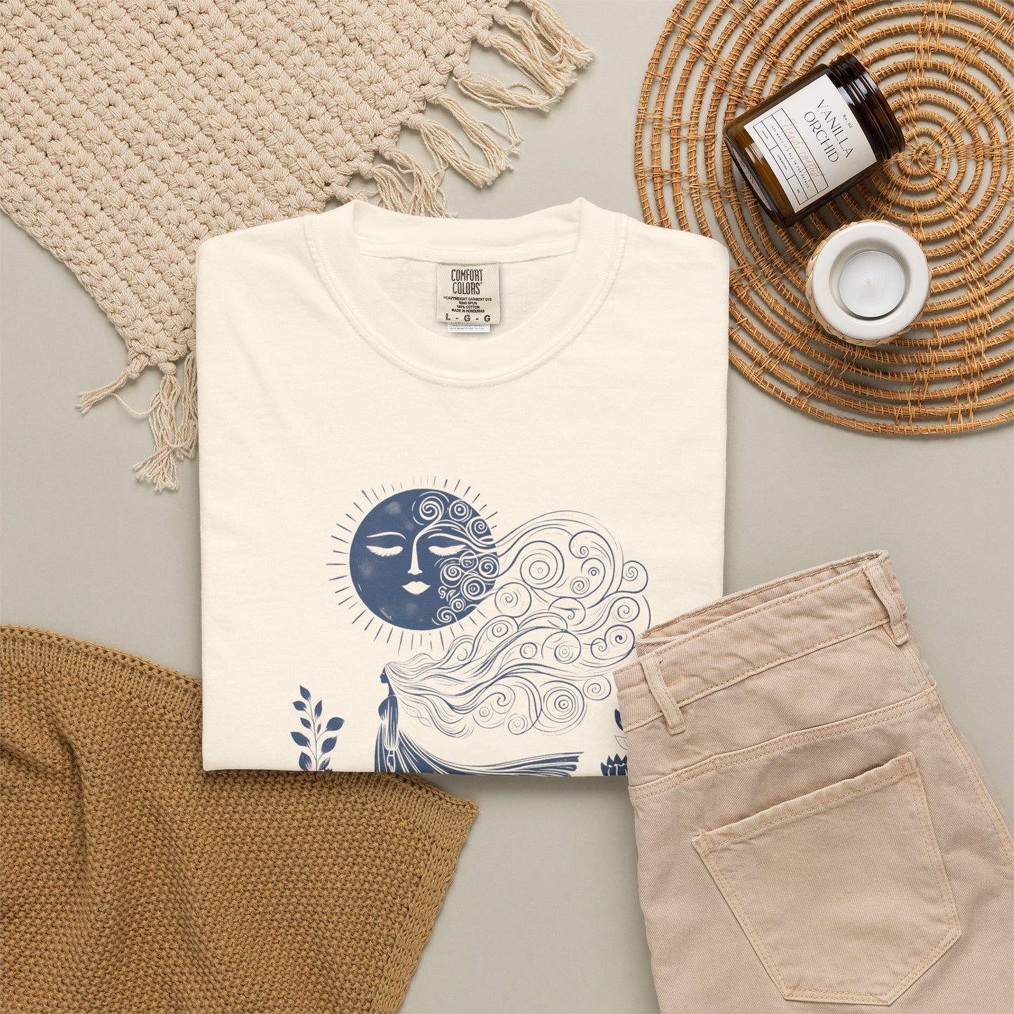 She Walks With the Weight of Every Woman Silenced Comfort Colors Tee