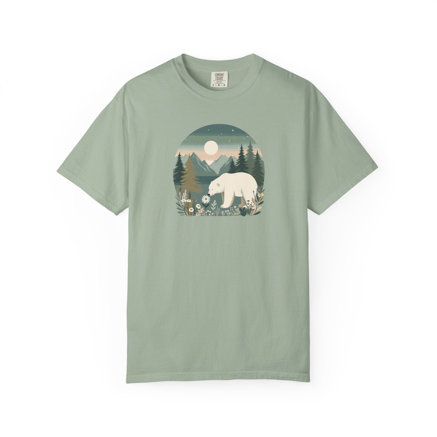 Polar Bear Wilderness Comfort Colors Tee