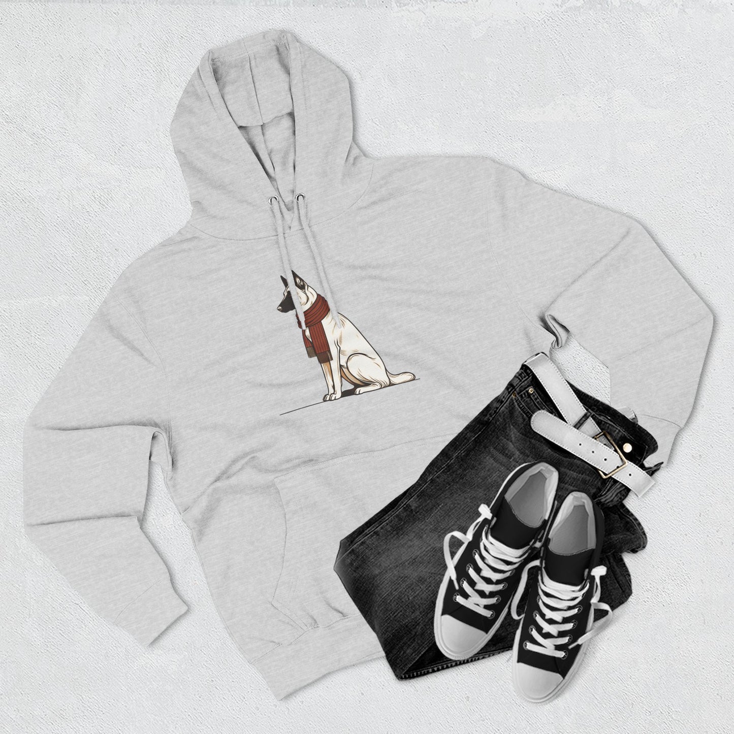 Belgian Malinois Scarf Hoodie