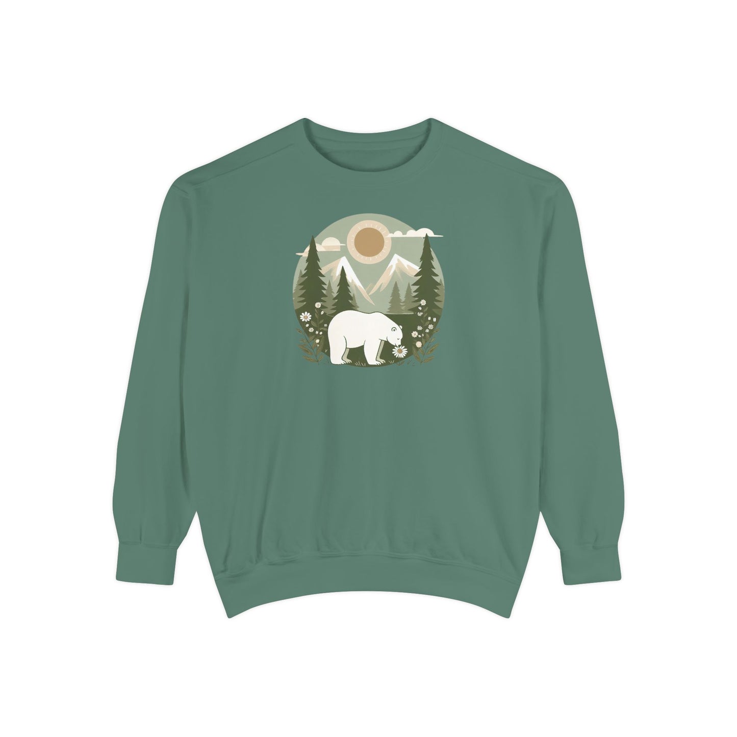 Polar Bear Evergreen Sweatshirt