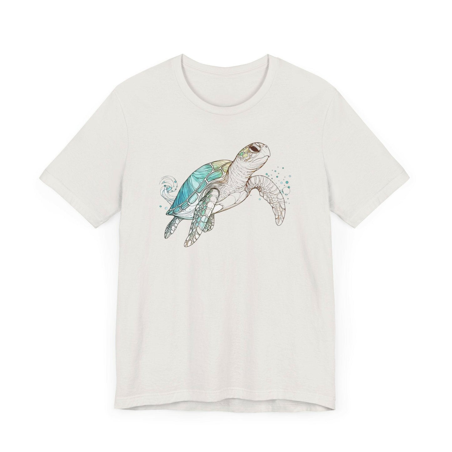 Sea Turtle Water Color Unisex Tee - Stompy Paws