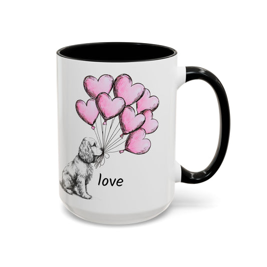 Cocker Spaniel Love Balloon Mug