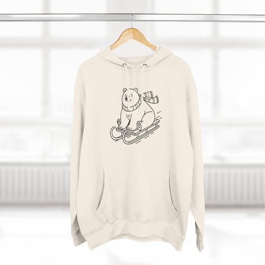 Polar Bear Sledding Hoodie