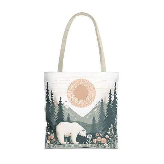 Polar Peace Canvas Tote | Vintage Meadow Edition
