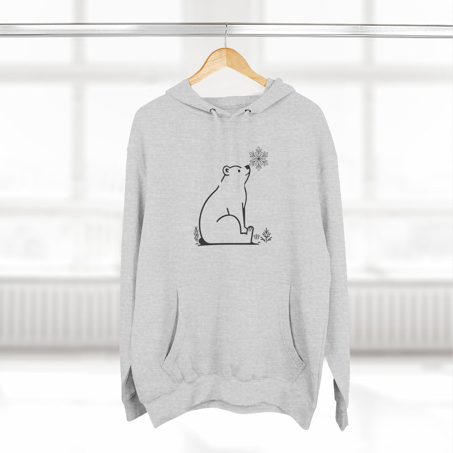 Snowflake Polar Bear Hoodie