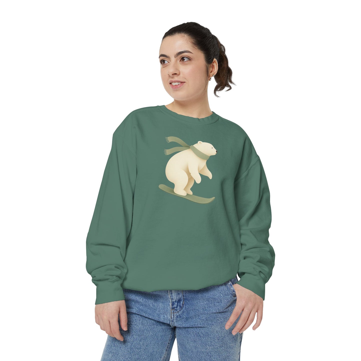 Snowboard Polar Bear Sweatshirt