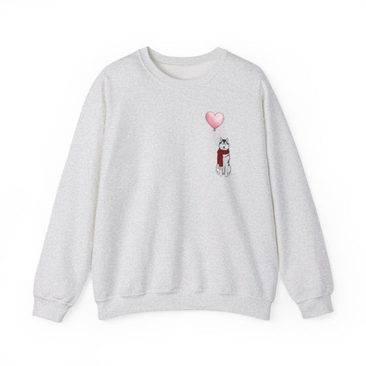 The Heartfelt Herald Husky Art Sweatshirt | Storybook Den