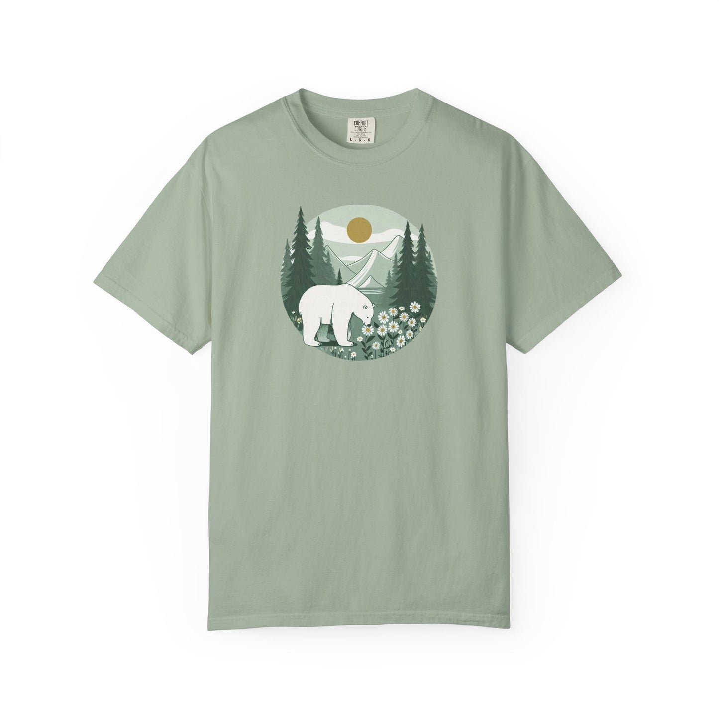 Polar Bear Mountain Meadow Comfort Colors Tee