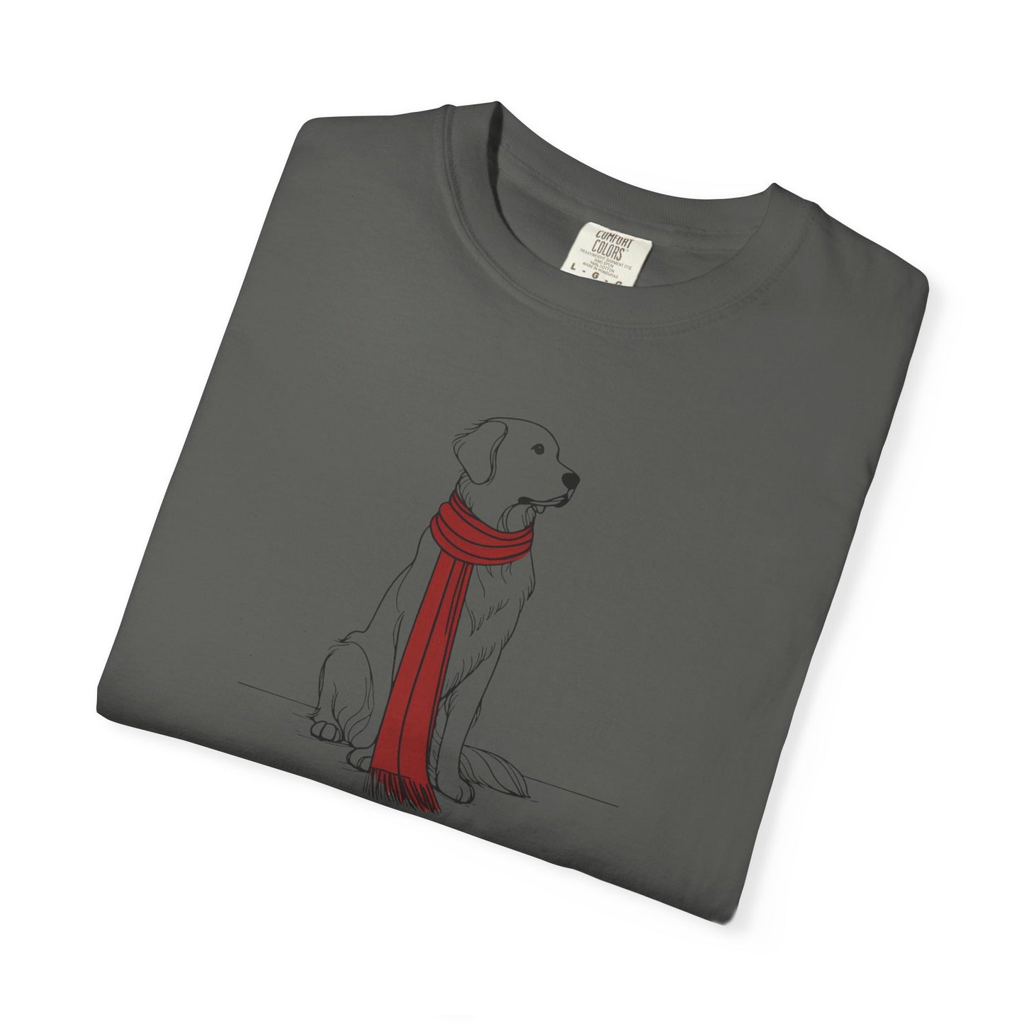 Minimalist Winter Dog Comfort Colors Tee